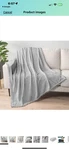 Pavilia Throw Blanket For Couch Soft Fleece Cozy Pompom Fringe Sofa.... Fixed Price $24.95.