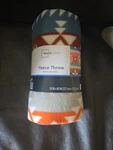 Mainstays Throw Blanket 50X60" Fleece Aztec Design Multi-color Home/bedroom Nwt. Fixed Price $7.99.