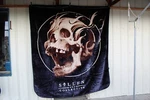Sullen Bone Filigree Tattoo Skull David Garcia Queen Size Blanket. Fixed Price $62.76.