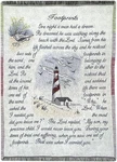 Manual 46 X 60-INCH Inspirational Collection 2.5-LAYER Fringed Throw, Footprints. Fixed Price $57.19.