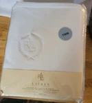 Nwt Lauren Ralph Microfine Fleece Twin Blanket - White 60X90. Fixed Price $22.00.
