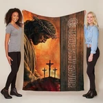Jesus My Savior Blanket Cross Calvary Christian Religious Gift Catholic Throw. Fixed Price $36.57.