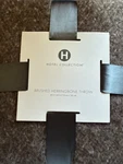Hotel Collection Brown Brushed Herringbone Throw 45"X 60" Wool Msrp $130. Fixed Price $45.00.