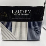 Pc Ralph Lauren Casey Stripe Full / Queen Duvet & Shams Set $300 Nip. Fixed Price $160.00.