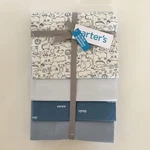 New Carters Baby Cotton Receiving Blankets Blue White Stripe Solid Animal Theme. Fixed Price $21.99.