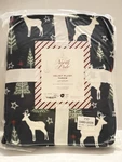 North Pole Trading Co. Velvet Plush Throw Blanket 50X60 Reindeer Trees Holiday. Fixed Price $16.49.