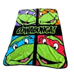 Nickelodeon Cowabunga Teenage Mutant Ninja Turtles Throw Blanket Euc Northwest. Fixed Price $16.00.