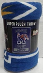 Memphis Tigers 46" By 60" Varsity Micro Raschel Throw Blanket - Ncaa. Fixed Price $24.99.