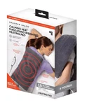 Sharper Image Calming Massaging Weighted Heating Pad With 18 Combinations. Fixed Price $32.95.