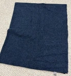 Woolrich Throw Blanket 76X60 Blue Solid Made In Usa Traditional Cozy Warm. Fixed Price $65.00.