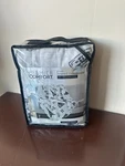 Premier Comfort Heated Throw Blanket 50" X 60" White Plush Novelty Print Sz N192. Fixed Price $46.80.
