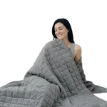 Smart Queen Weighted Blanket King Size 78X85 25LBS Grey Heavy Soft Machine Washa. Fixed Price $69.92.
