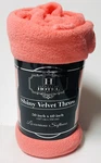 Hotel Signature Collection Shiny Velvet Throw 50 60 Luxurious Softness New!. Fixed Price $5.98.