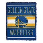 Northwest Nba Golden State Warriors Nose Tackle Woven Jacquard Throw Blanket. Fixed Price $49.99.