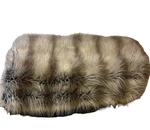 Donna Salyers Fabulous Furs Brown Sable Faux Throw Blanket- 58 74. Fixed Price $80.00.