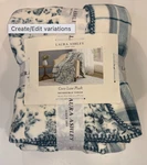 Laura Ashley Coco Luxe Plush Reversible Throw Blanket 60"X70" Choose Color. Fixed Price $29.99.