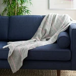 Safavieh Cassian Throw Blanket Pink / Grey. Fixed Price $54.91.