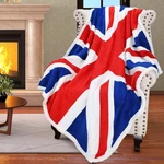 Union Jack Blanket, British Flag Throw England Uk Gifts, Soft Cozy. Fixed Price $30.75.
