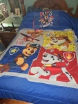 Nickelodeon Paw Patrol Twin Size Reversible Comforter, Sheet Set & Throw. Fixed Price $22.00.