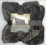 Berkshire Collection Very Soft Plush Faux Fur Throw Blanket 60"X70" Brown. Fixed Price $43.16.