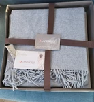 Lanerossi Medea Wool Cashmere Throw In Gift Box 51 70". Fixed Price $118.99.