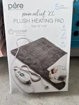 Enrichment Purerelief 12X24 Inch Electric Heating Pad, Size Xl - Charcoal. Fixed Price $34.00.
