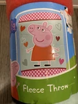 Peppa Pig Fleece Throw Blanket 45 X 60 New. Fixed Price $13.99.