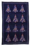 Vera Bradley Throw Blanket Holiday Tree Peacoat Size 80 X 50 Inch Nwt. Fixed Price $42.00.