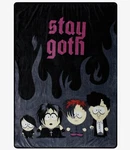 South Park Stay Gothic Kids Throw Blanket 46" X 60" New Comedy Central. Fixed Price $40.00.