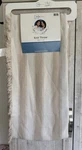 Mainstays Knit Throw Blanket 50 X 60 Beige & White Striped. Fixed Price $10.50.