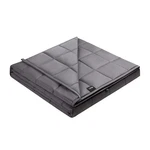 Zonli Cooling Weighted Blanket 48X72 15LBS Grey Queen Size Bamboo Rayon Heavy. Fixed Price $111.98.