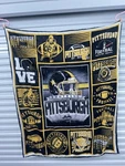 Throw Blanket Pittsburgh Football Nfl 50X60 Inch Cover Soft Bedding Gift. Fixed Price $15.00.