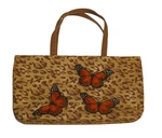 Kmart Leopard-print Tote Bag With Monarch Butterfly Design. Fixed Price $24.99.
