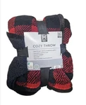 Member's Mark Reversible Oversized Velvety Sherpa Throw Blanket 60" X 72". Fixed Price $32.00.