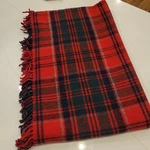 Vintage Glentana Tartan Plaid Wool Throw Lap Blanket Made Scotland 48"X 64". Fixed Price $34.95.