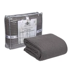 Hillfair 100% Combed Cotton Blanket 102X108 California King (102"X108"), Grey. Fixed Price $89.99.