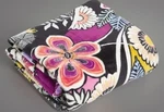 New Vera Bradley Plush Throw Fleece Blanket 50" X 80" In Kauai Floral. Fixed Price $32.00.