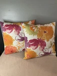 Set Of 2 Simply Daisy Floral Print Indoor Out Throw Pillows Colorful. Fixed Price $30.00.