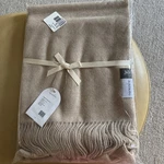 Alpaca Throw Brand New Original Packaging Beige With Fringe.. Fixed Price $63.00.