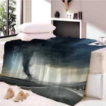 Dark Clouds Lightning Thunder 3D Warm Plush Fleece Blanket Picnic Sofa Couch. Fixed Price $63.79.