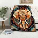 Elephant Throw Blanket Gifts For Women Animal Home Decor Couch S.... Fixed Price $40.97.