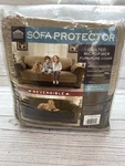 Home Solutions Reversible Sofa Furniture Protector Dark Brown / Tan New. Fixed Price $14.00.