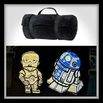Star Wars C3PO & R2-D2 Chibi (babies) Port Authority Fleece Blanket Strap. Fixed Price $16.99.
