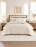 Ultra-soft Velvet Weighted Blanket, 90"X90", Cream White, 15LBS, All Season. Fixed Price $166.99.