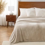Sushing Luxury Fleece Warm Blanket, Soft Lightweight Twin (70" 90"), Grain. Fixed Price $27.90.