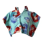 Little Mermaide Hooded Shawl Girls Toddler Size Handmade From Disney Blanket. Fixed Price $24.99.
