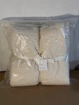 Pottery Barn Cozy Teddy Faux Fur Oversized Throw, Ivory, 60"X 80". Fixed Price $75.00.