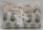 Pottery Barn Freya Jacquard Cotton Tassel Throw Blanket 50" X 60" Cool Multi. Fixed Price $92.95.