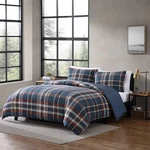 Eddie Bauer Shasta Lake Suede-textured Blue 2 Piece Duvet Cover Set-twin. Fixed Price $109.99.