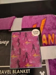 Disney Hannah Montana Purple Super Soft Throw Travel Blanket 40 X 50 Inch Nwt. Fixed Price $23.99.